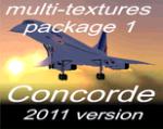 FS9/FSX Concorde 2011 Version Multi  Textures Package